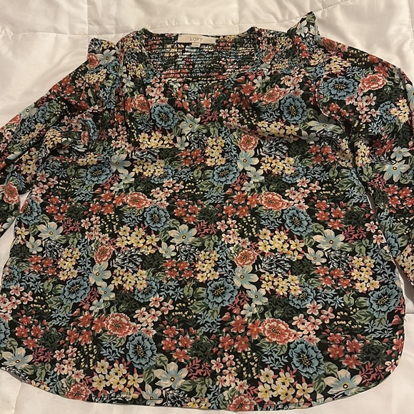 Loft Floral Blouse - Picture 2 of 4